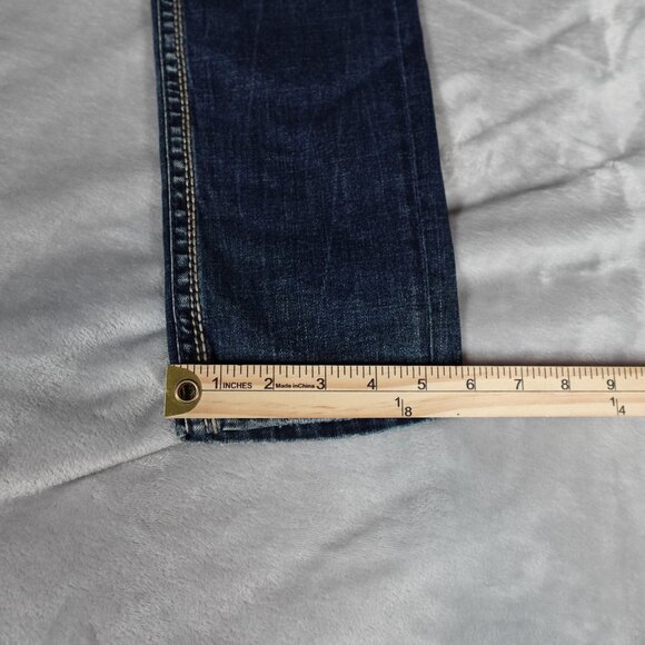 BKE Alec Skinny Denim Jeans Mens 31x30 (Fits 30x29) Stretch Dark Wash - Picture 10 of 12